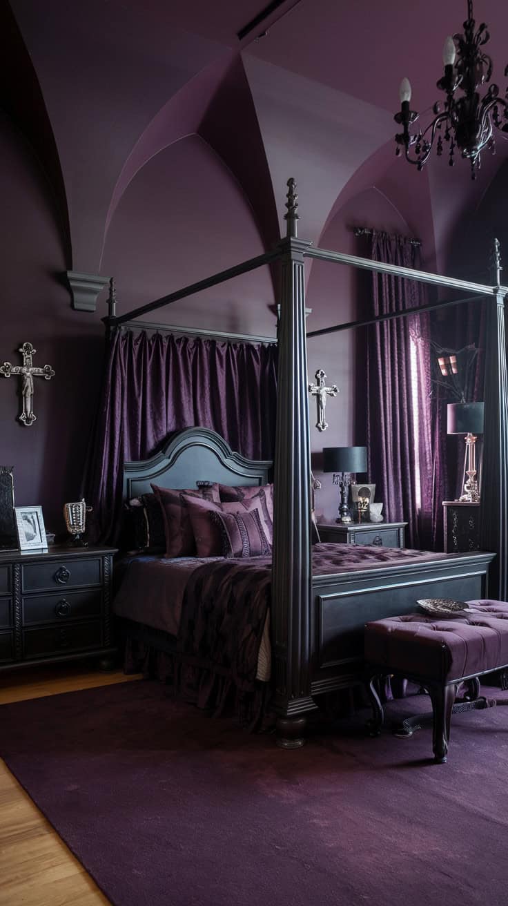 10 Gothic Bedroom Decor Ideas