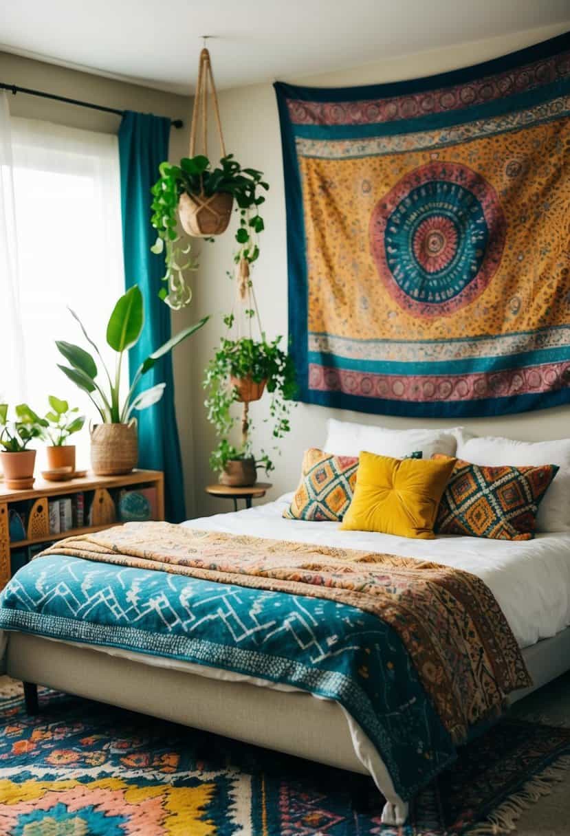 10 Bohemian Bedroom Decor Ideas - My Home My Globe