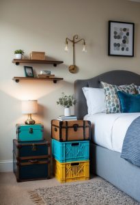 10 Unique Bedside Table Alternatives - My Home My Globe