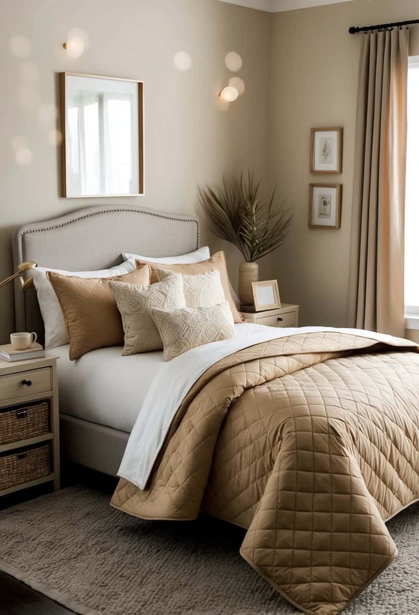 10 Beige Small Bedroom Decor Ideas - My Home My Globe