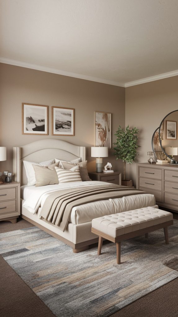 20 Beige and Grey Bedroom Decor Ideas