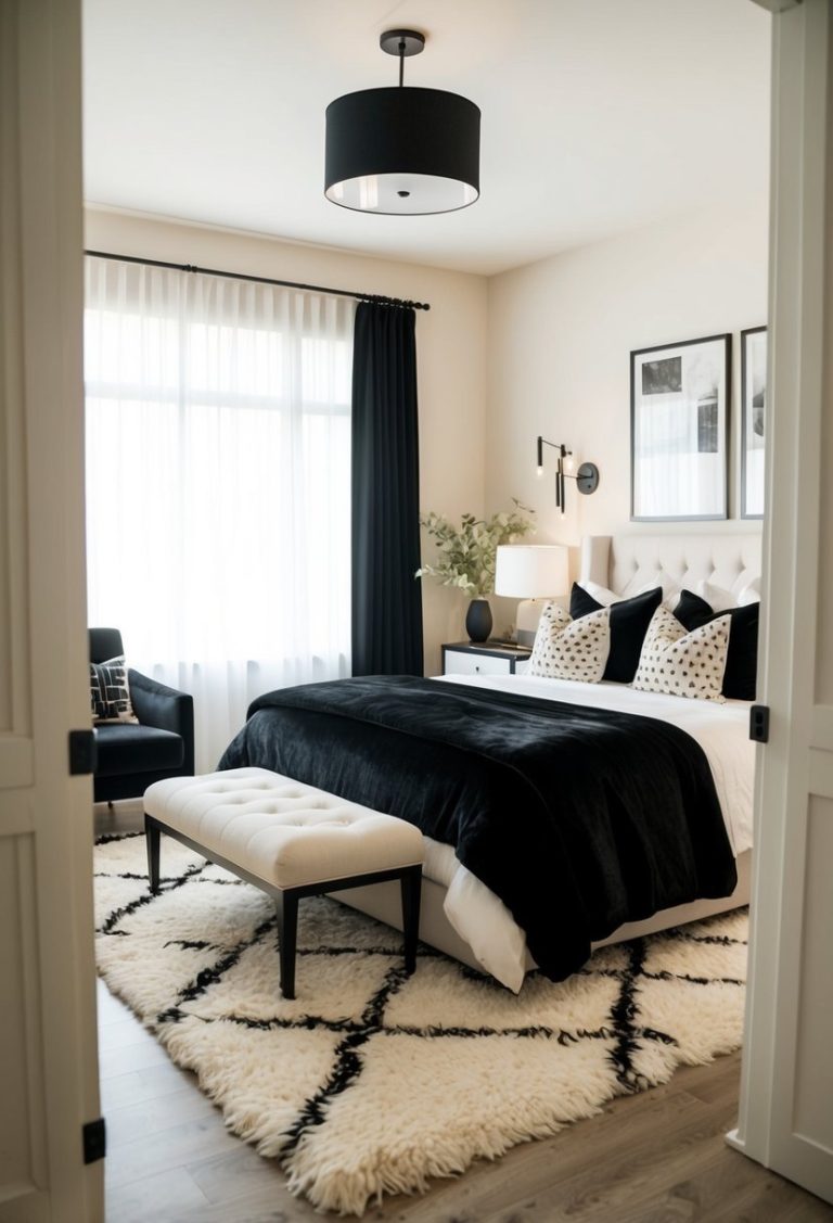 20 Black and Cream Bedroom Decor Ideas for Cozy Elegance - My Home My Globe