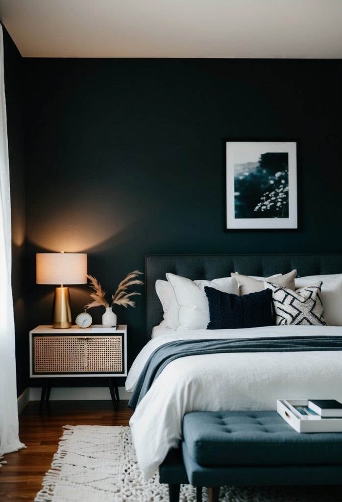 Dark Walls for a Manly Retreat