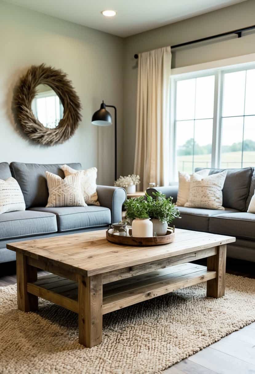 20 Modern Farmhouse Living Room Ideas - My Home My Globe