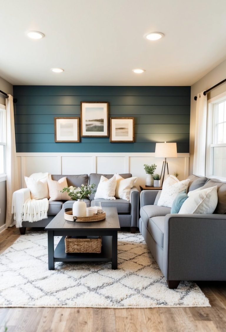 20 Modern Farmhouse Living Room Ideas - My Home My Globe
