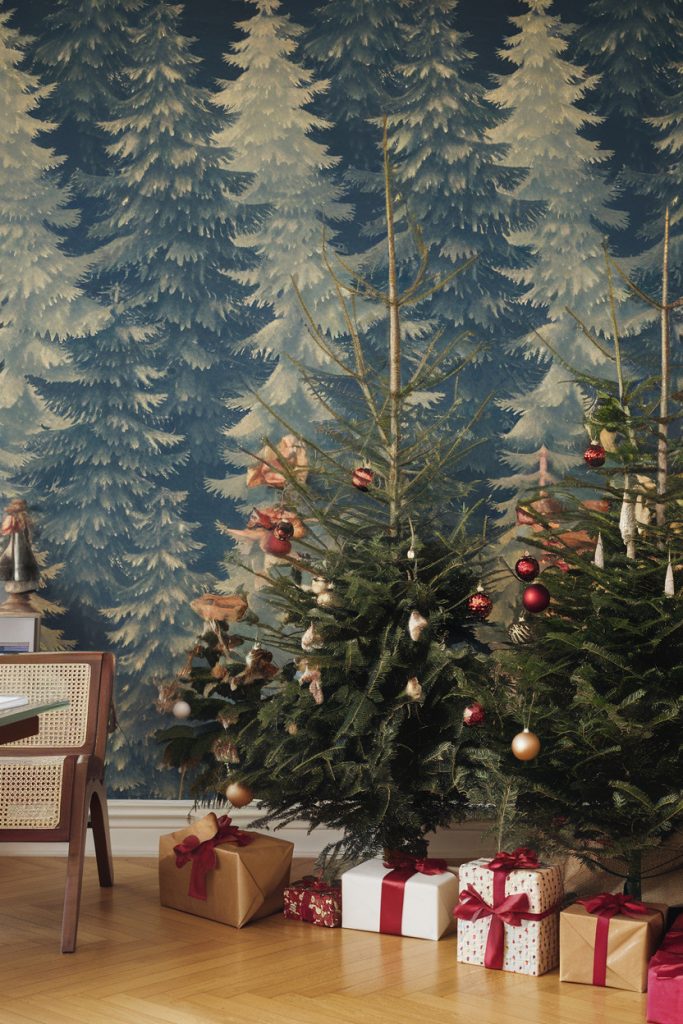 a-photo-of-a-room-with-a-christmas-wallpaper-of-a--Y9HZbBAHQ3eI-emhTBJiyw-jrbx03AxTnOe2WIZ3u9lfg