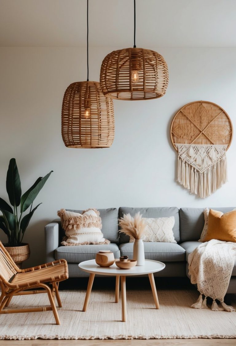View of 20 Boho Minimalist Living Room Decor - My Home My Globe