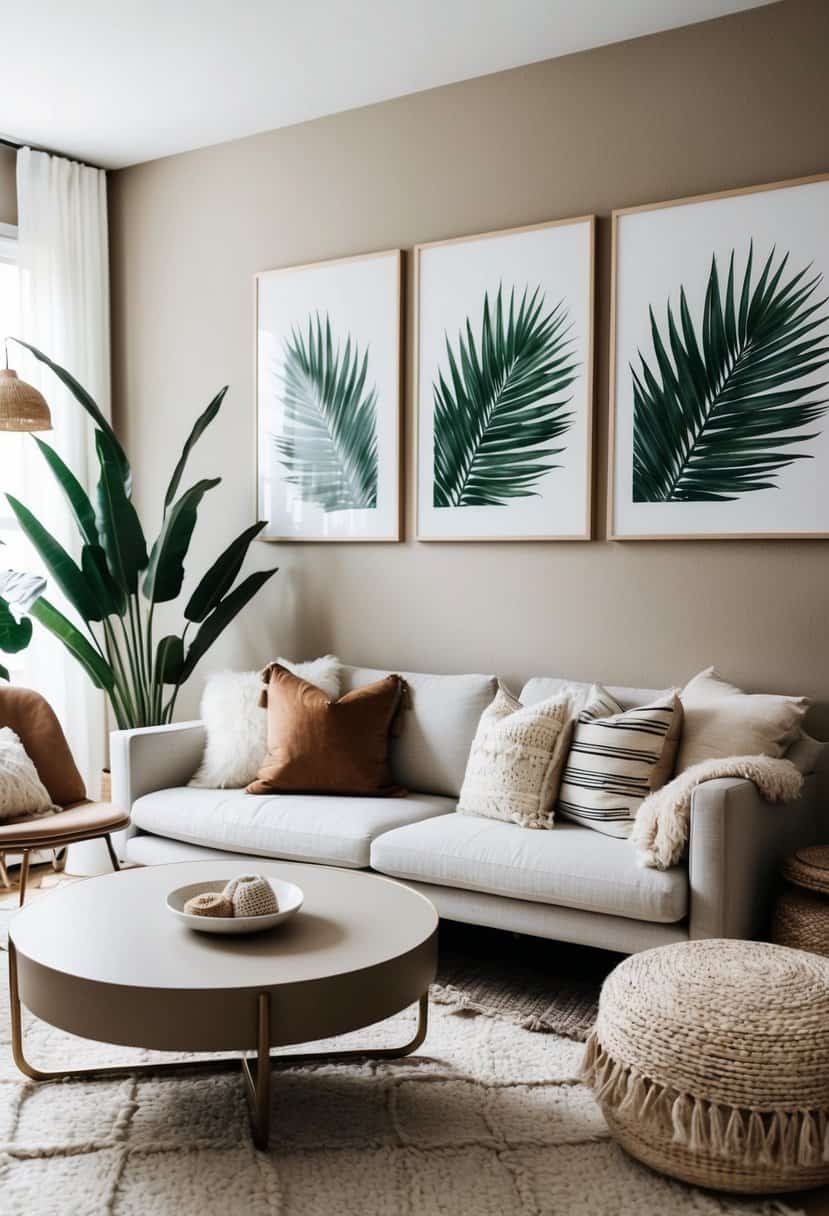 Picture of 20 Boho Minimalist Living Room Decor - My Home My Globe