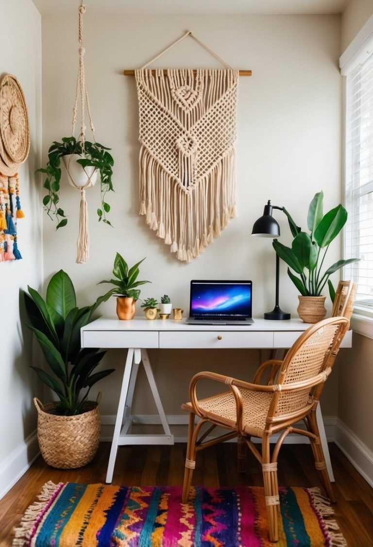 Curated visual reference: Fresh Look at 10 Boho Home Office Decor Ideas