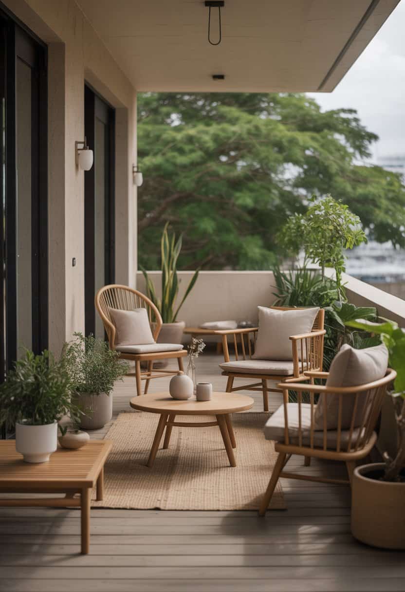 10 Japandi Furniture Ideas for Balcony