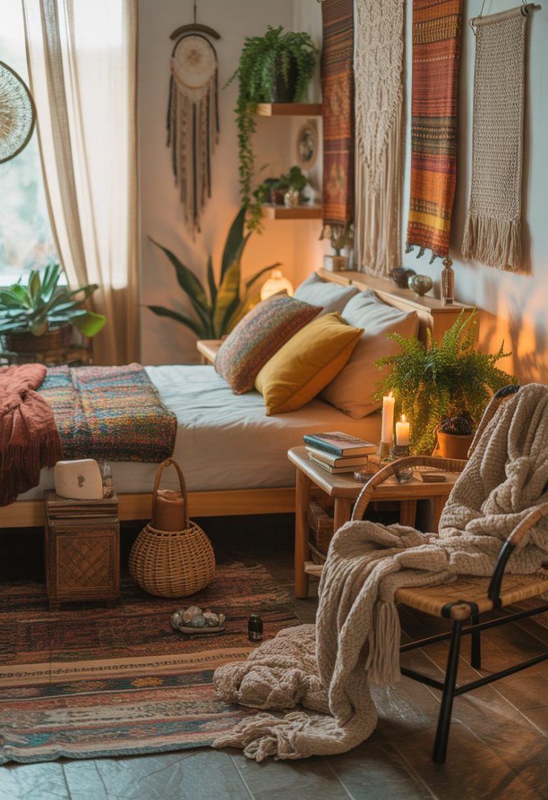 17 Boho Hippie Bedroom Decor Ideas - My Home My Globe