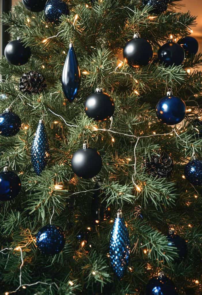 10 Black and Blue Christmas Decor Ideas for a Stylish Holiday Season