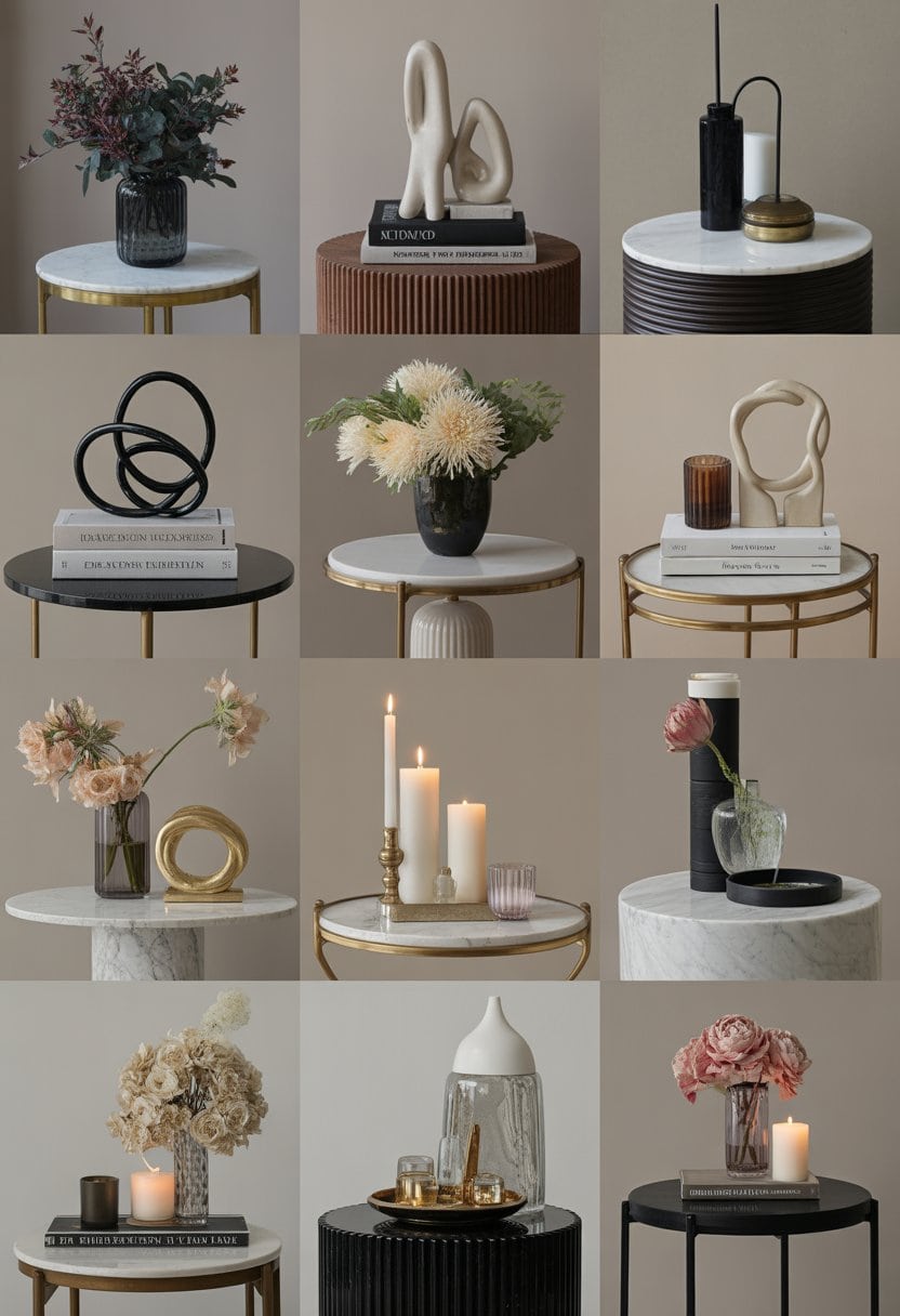 12 Luxury Side Table Arrangements Ideas