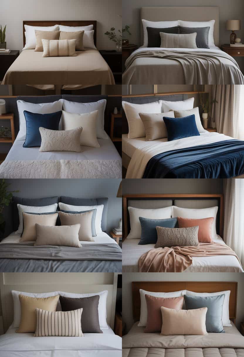 12 Luxury Pillow Combinations for Perfectly Styled Beds