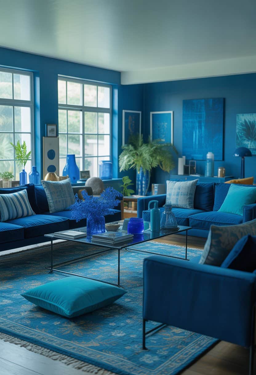 20 Blue Living Room Decor Ideas