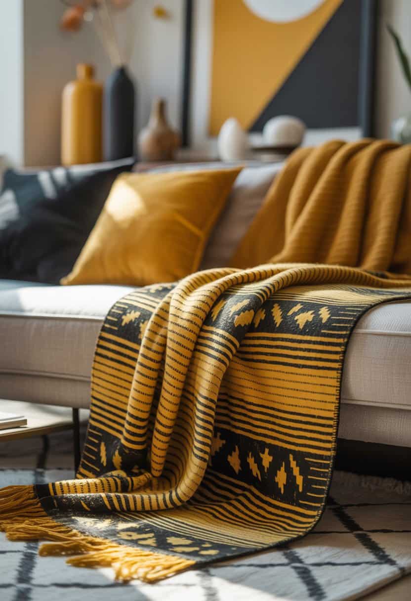20 Black and Yellow Interior Design Ideas to Brighten Your Home in 2025