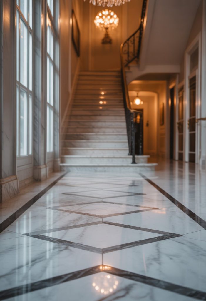 15 Luxury Marble Flooring Patterns for Timeless Elegance - My Home My Globe