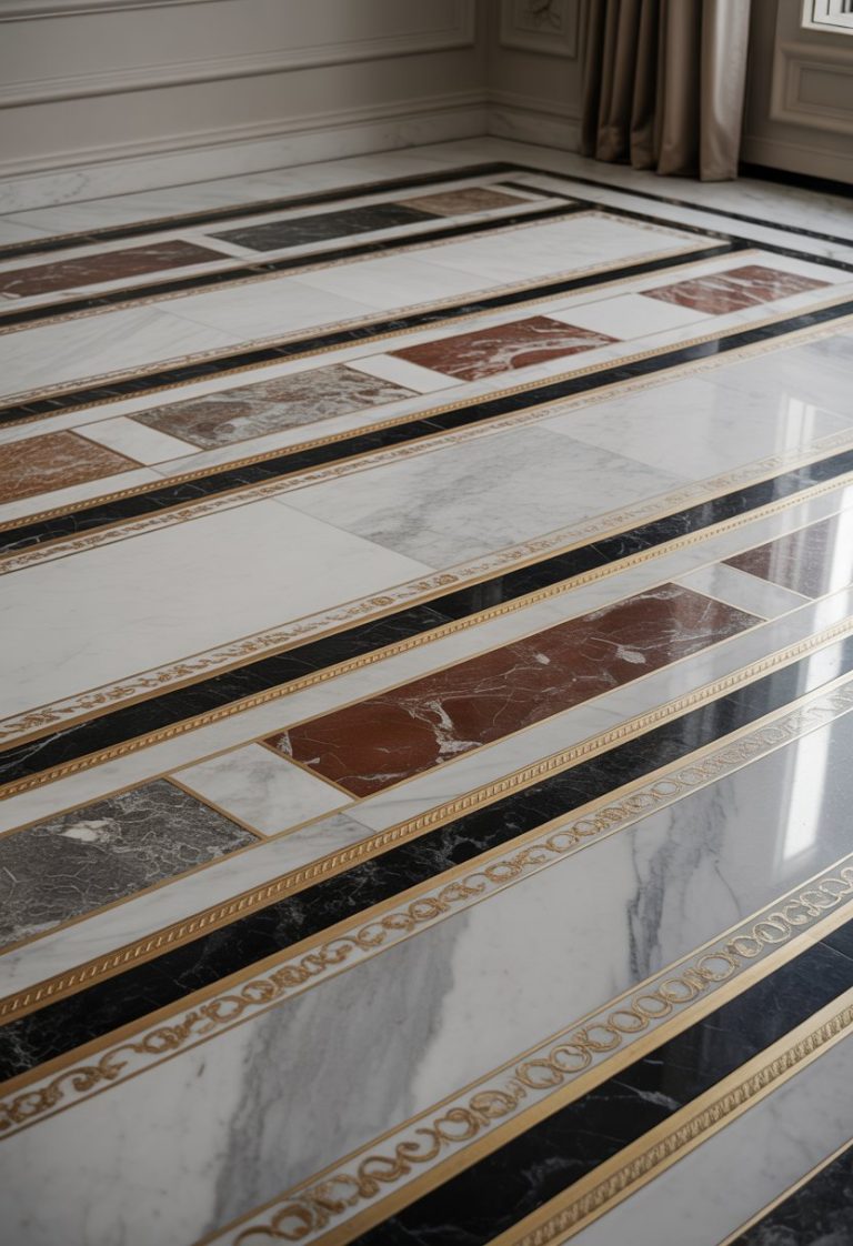 15 Luxury Marble Flooring Patterns for Timeless Elegance - My Home My Globe