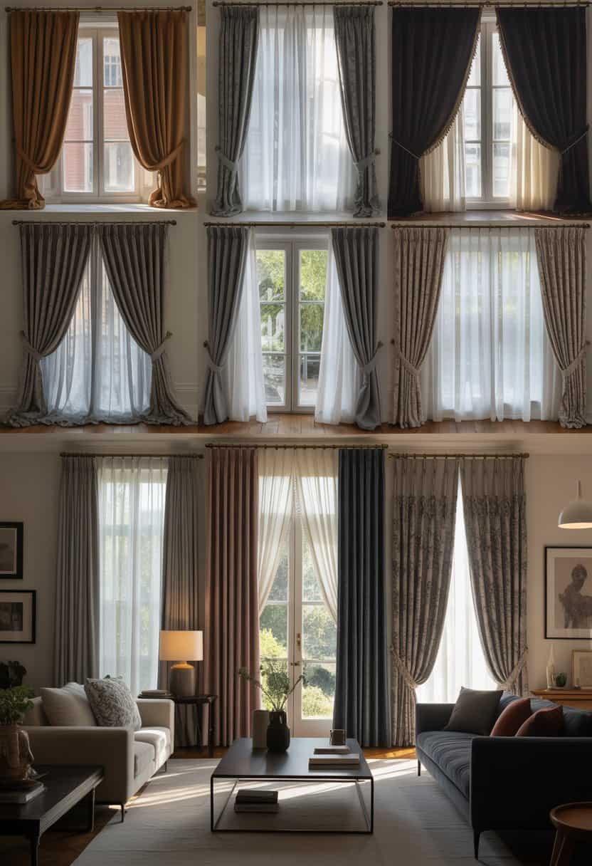 15 Luxury Curtain Ideas for Living Room