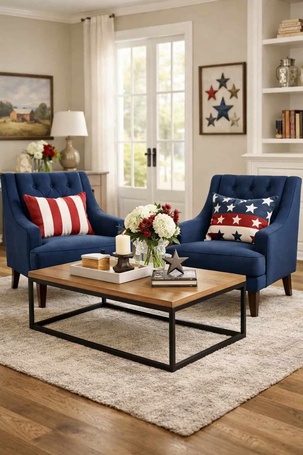 20 Patriotic Living Room Ideas That Steal the Show