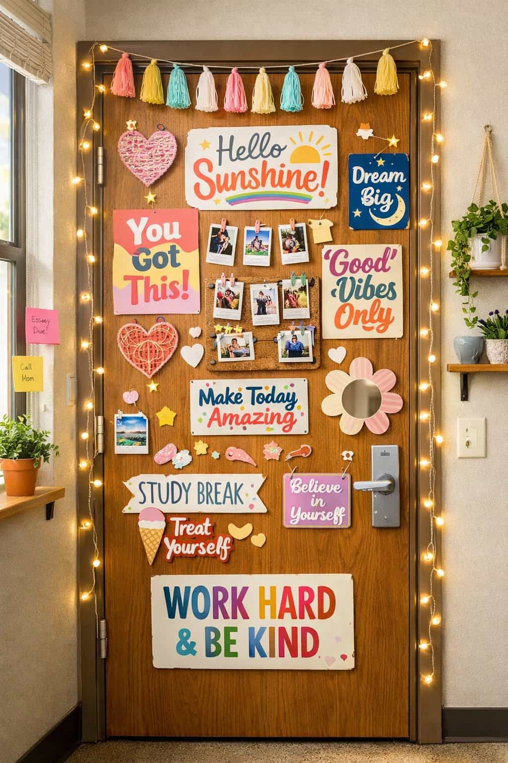 17 Dorm Door Decor Ideas to Make Your Room Pop