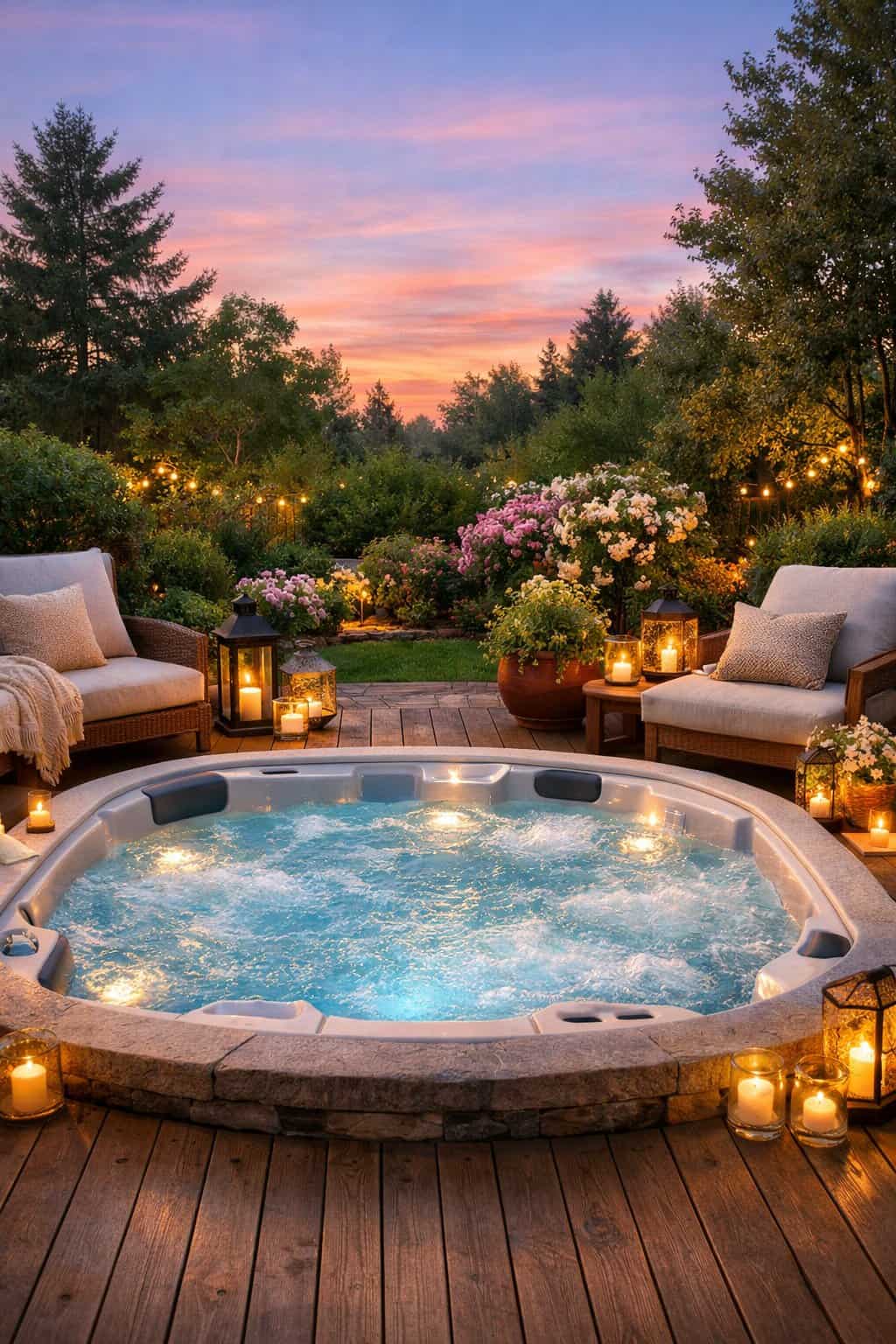 19 Dreamy Outdoor Jacuzzi Ideas You’ll Want in Your Backyard