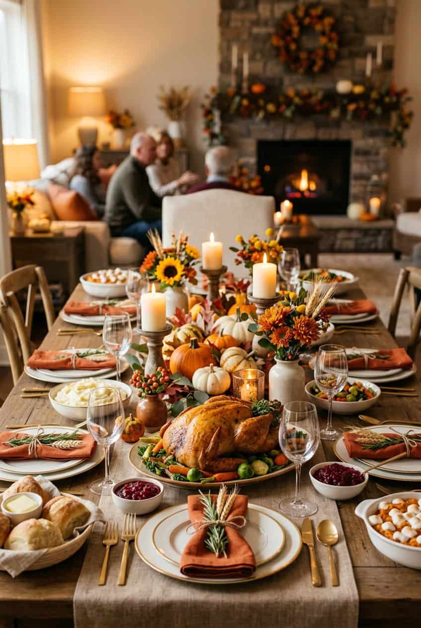 20 Thanksgiving Dinner Table Decoration Ideas