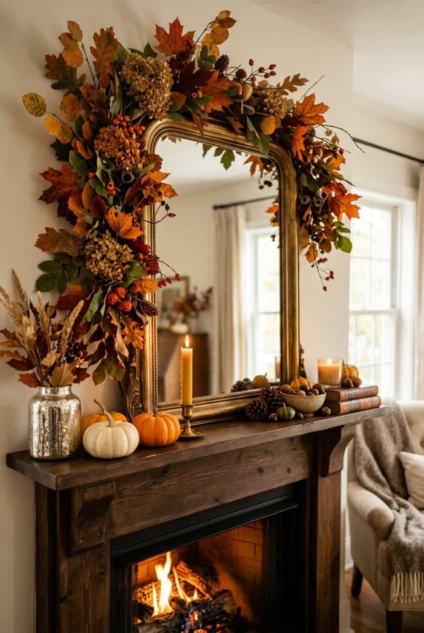 20 Thanksgiving Mantel Decor Ideas for Cozy Fall Style