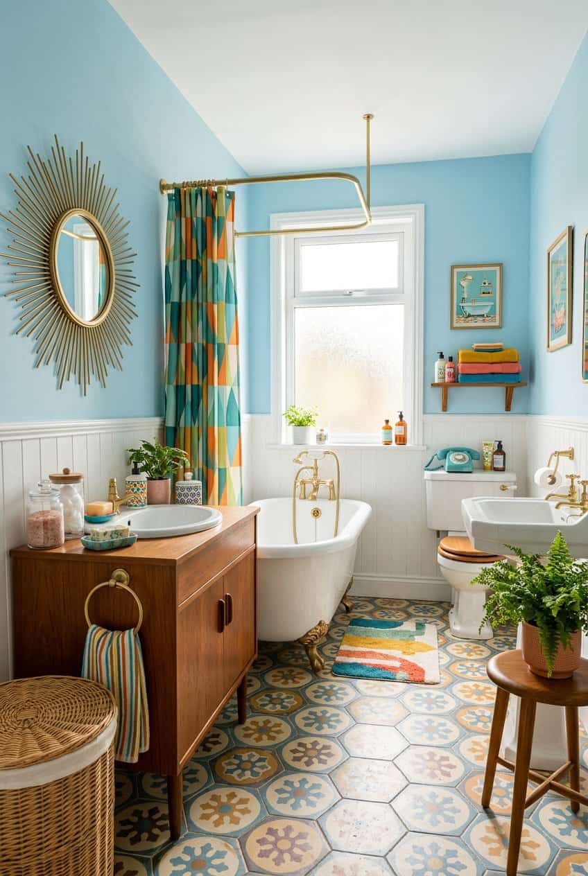 20 Retro Bathroom Decor Ideas for Timeless Charm