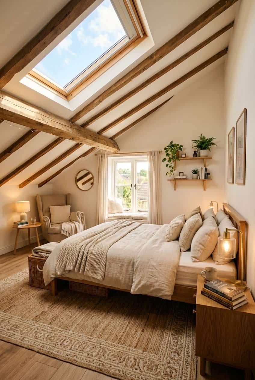 Calm bedroom decorating inspiration