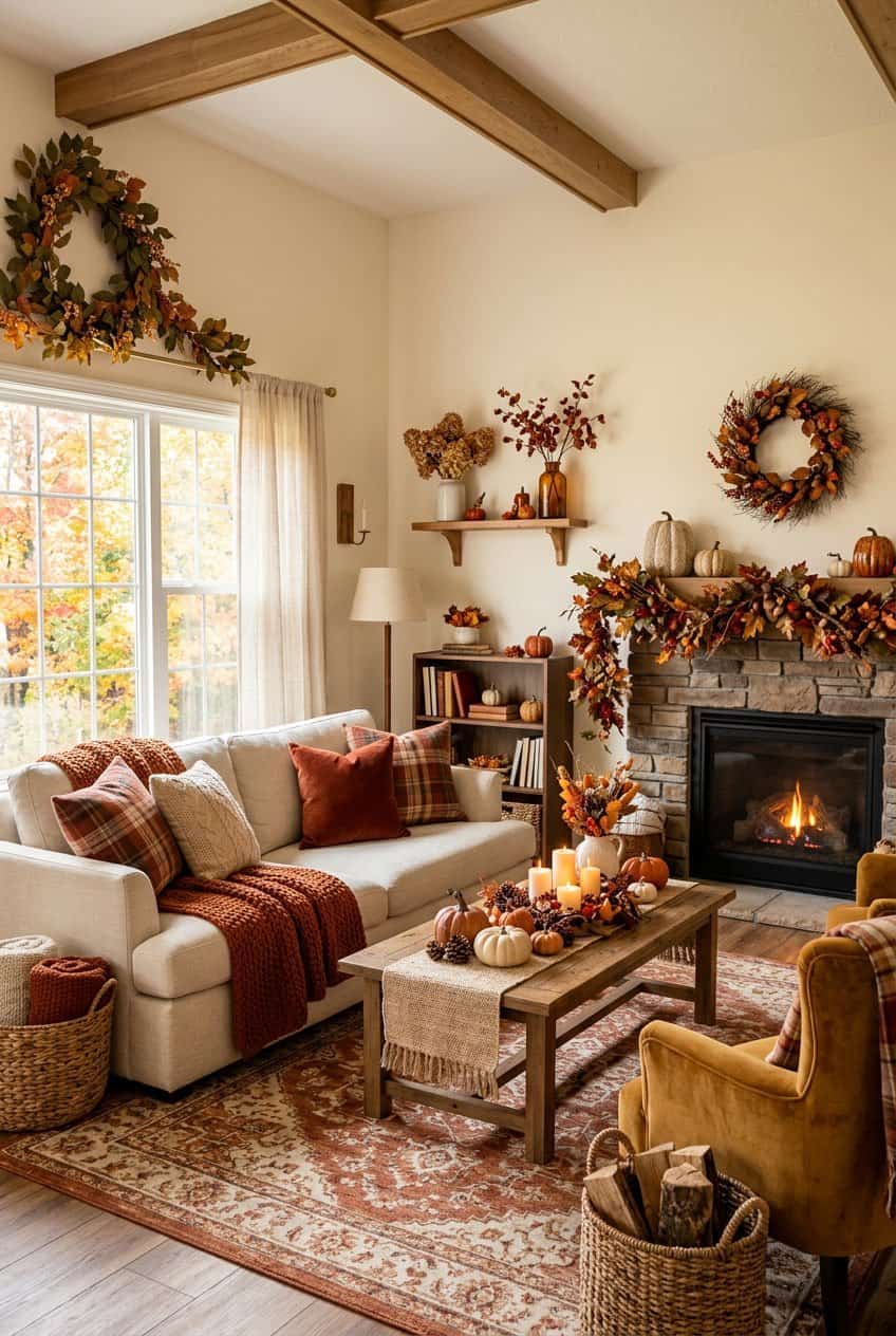 20 Fall Living Room Decor Ideas For A Cozy Home
