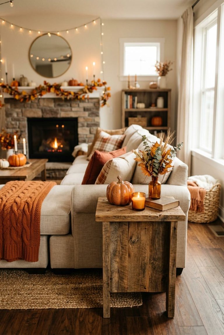 20 Thanksgiving Living Room Decor Ideas - My Home My Globe