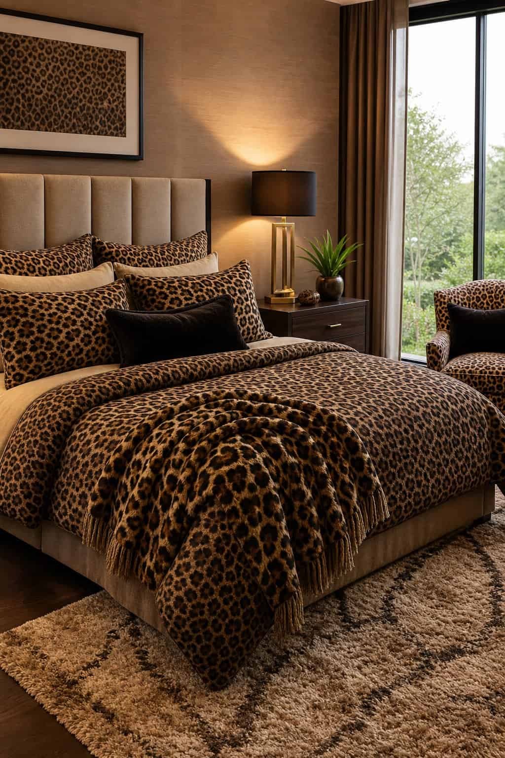 18 Leopard Print Bedroom Ideas For A Chic, Cozy Look