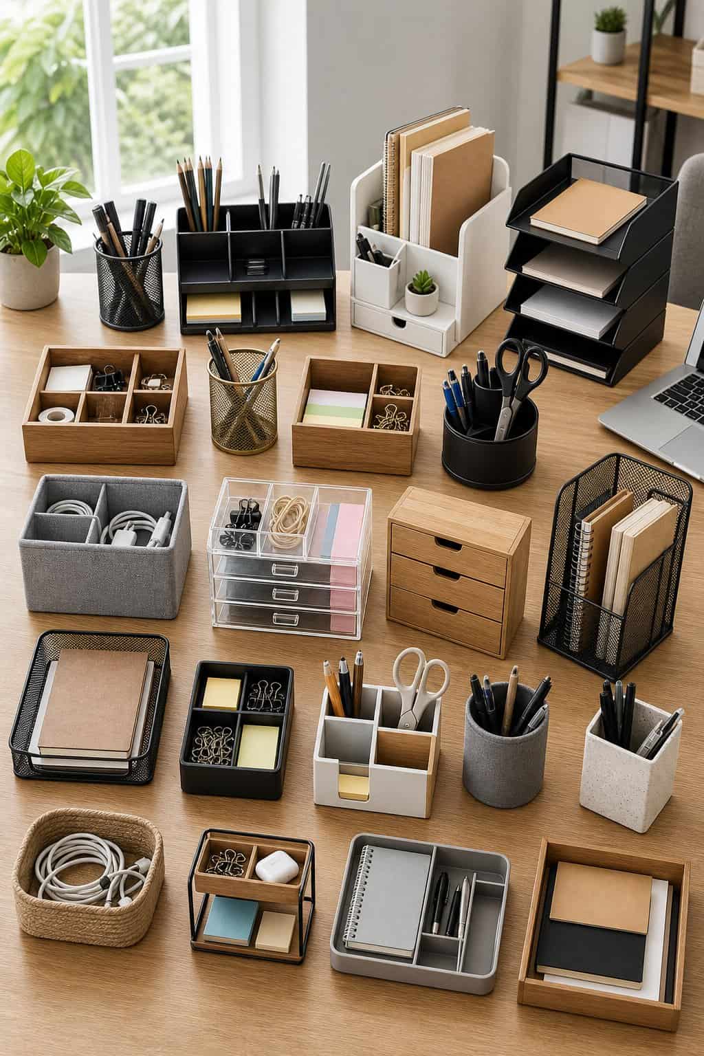 16 Desk Organizer Ideas For A Tidy Workspace