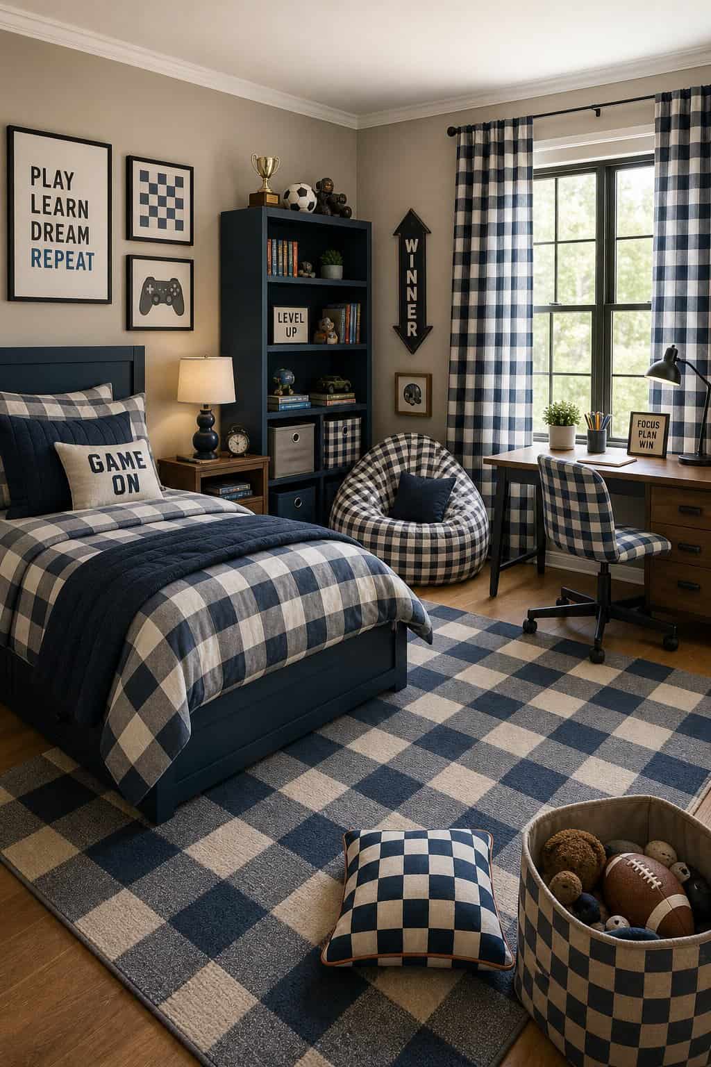 17 Checkered Boys Room Ideas For Stylish Spaces