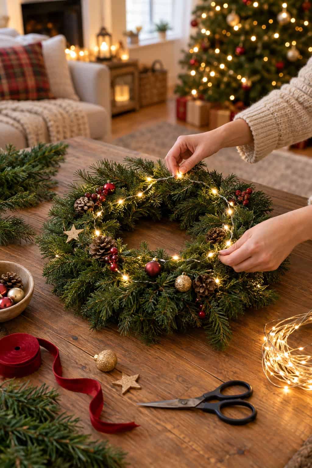 How to Make DIY Christmas Light Decor: Easy Projects