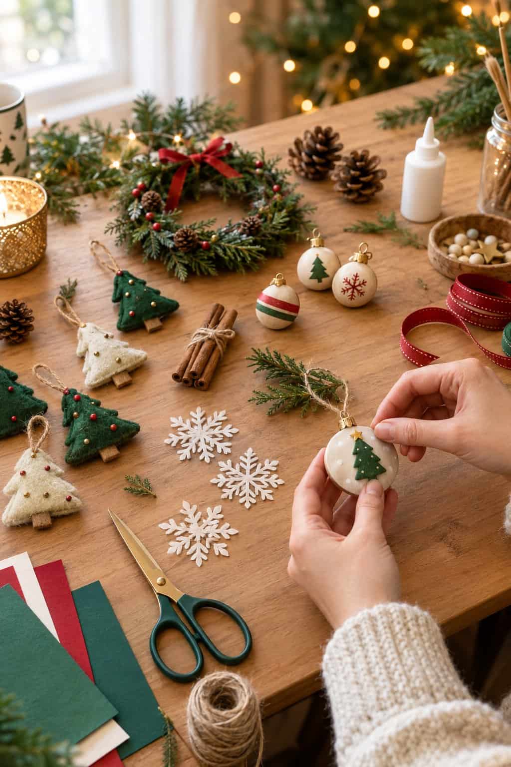How to Make Cute and Easy DIY Christmas Decorations at Home