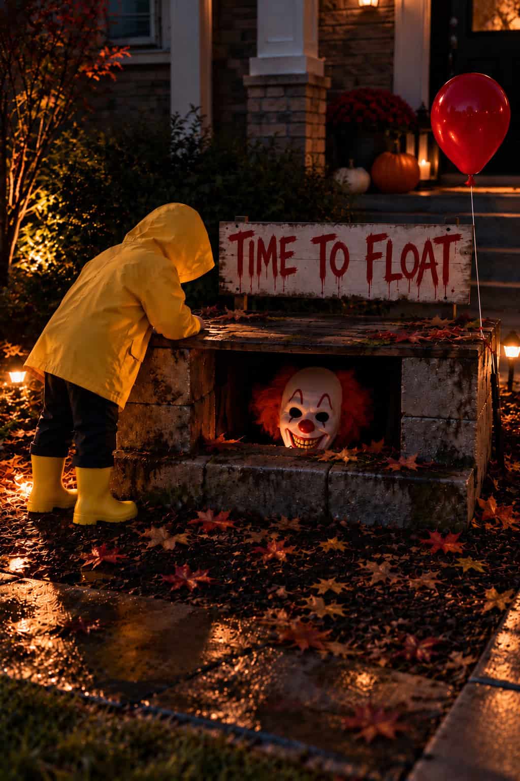 How to Make an IT-Inspired Halloween Sewer Yard Decoration
